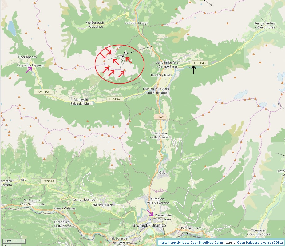 karte-amelie_rennt-drehorte-bruneck-speickboden-reinbach-wasserfall-lappach